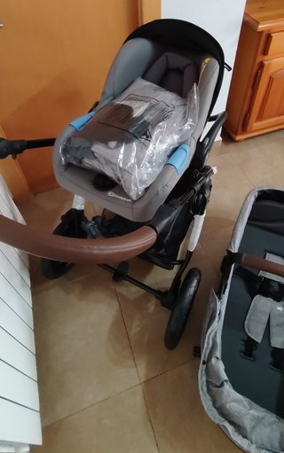Kinderkraft MOOV 2 AIR, carrito 3 en 1 con capazo