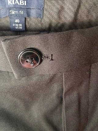 Traje Negro Hombre Chaqueta T.48 Pantalón T.40