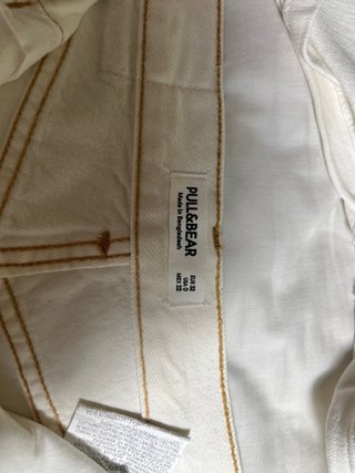 2 Pantalones Cortos Blancos Talla 32