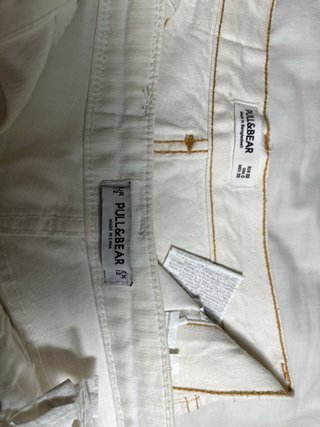 2 Pantalones Cortos Blancos Talla 32