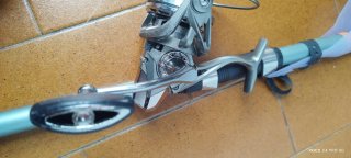 Caña de pesca SY con carrete 14000  aluminio