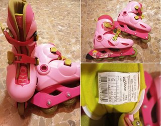 Patines Oxelo Talla 34-36 Rosa