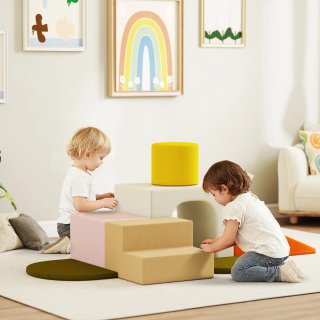 Set 8 Costruzioni Morbide per Bambini 0-3 Anni