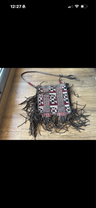 Bolso de flecos étnico