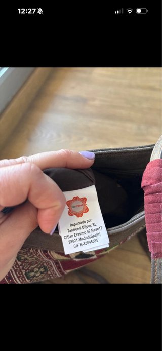 Bolso de flecos étnico