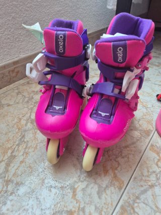 Patines 27-28 con Protecciones y Casco
