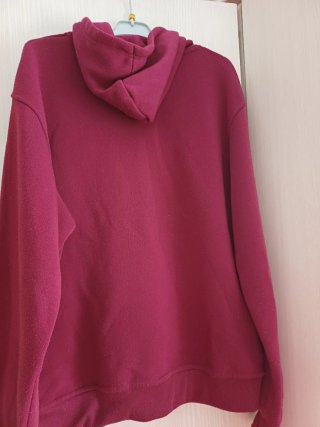 Sudadera de color rojo/granate de roma