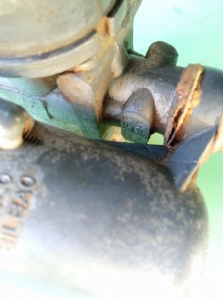 Carburador dellorto ub 24 b ub24b puño amal ducati