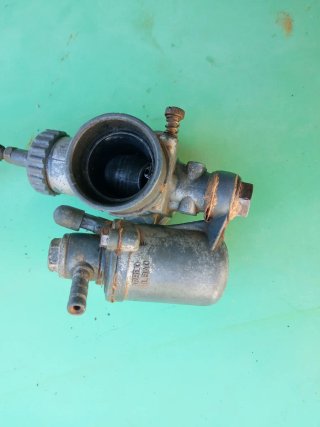 Carburador dellorto ub 24 b ub24b puño amal ducati
