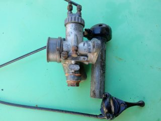 Carburador dellorto ub 24 b ub24b puño amal ducati