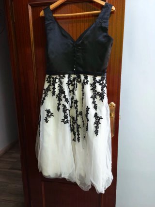 Vestido fiesta/novia/evento BYN
