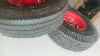 Pack 2 Ruedas Carretilla 4.10/3.50-4