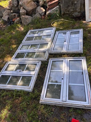 5 Ventanas Aluminio Dobles climalit