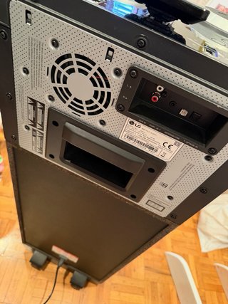 Altavoz LG 1000W Negro/Rojo