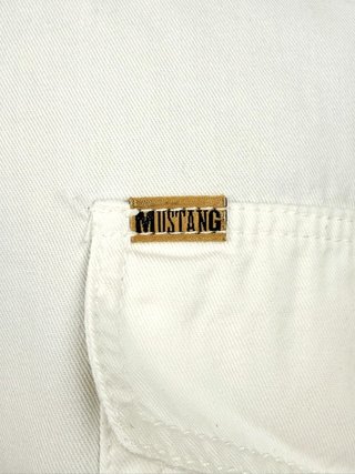 Mustang Camicia Uomo XXL Bianca Custom Vintage Y2K