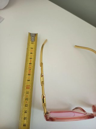 Occhiali da sole donna rosa e oro