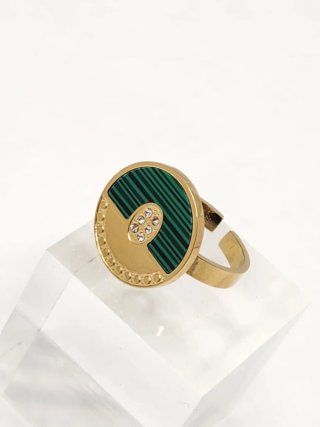 Anillo Chapado en Oro Ajustable