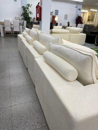 REBAJA! Sofá modular grande beige tela