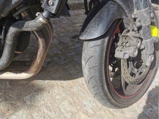 Yamaha FZ6 Naked Negra