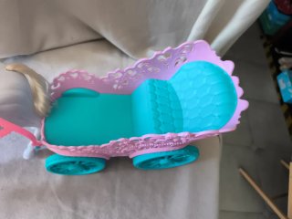 Carrozza Barbie con Cavallo Bianco