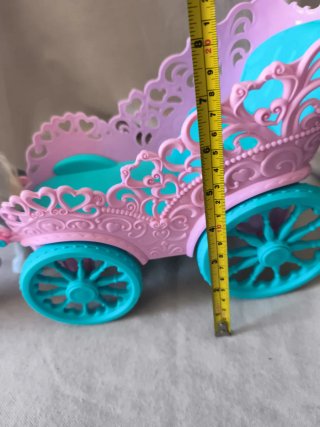 Carrozza Barbie con Cavallo Bianco