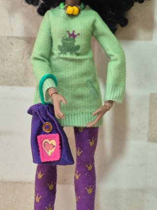 Muñeca Princesa Tiana Estilo Casual