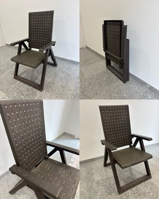 2 Sillas Plegables Exterior Chocolate