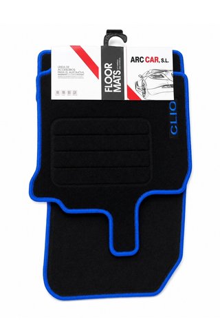 Alfombras Renault Clio 4 Negro/Azul