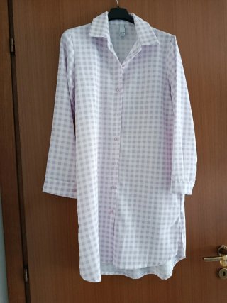 Abito chemisier donna a quadri