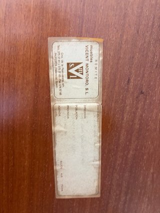 2 Mesitas de noche clásica de madera