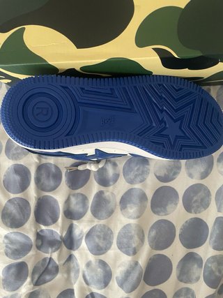 Bapesta Azul y Blanco