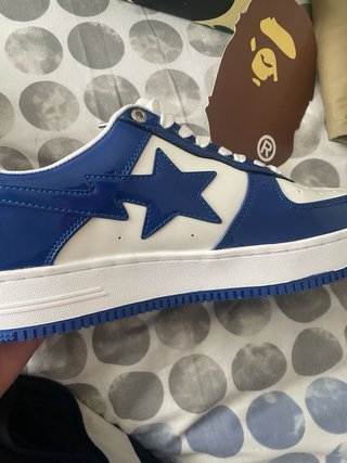 Bapesta Azul y Blanco