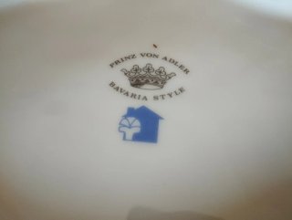 Sopera de porcelana Prinz Con Adler Bavaria Style