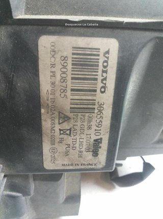 Volvo 89008785 faro derecho xc90 i (275) 21197376