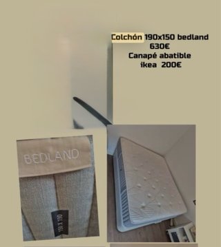 Colchón Bedland 190x150