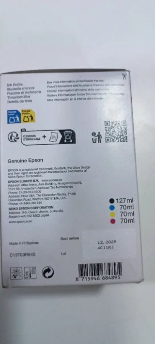 Tinta impresora Epson 102 Multipack Tinta
