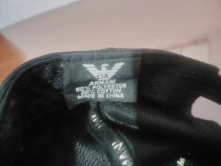 Gorra Giorgio Armani Negra