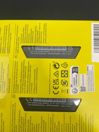 Corsair Vengeance RGB DDR5 48Gb 6000MHz -sin abrir
