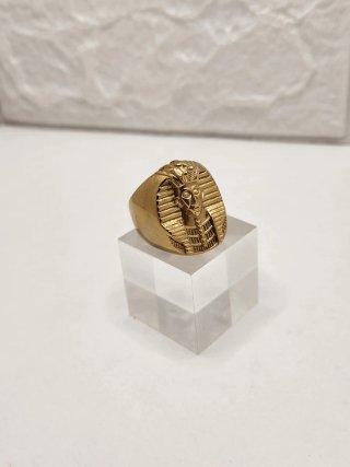 Anillo Faraón Acero Quirúrgico Chapado Oro