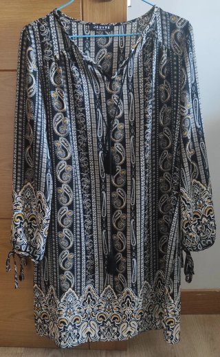 Vestido JEUVRE estampado paisley talla S