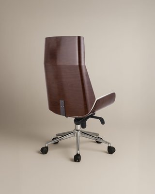 Silla Oficina Danesa Ergonómica Blanca, Alta