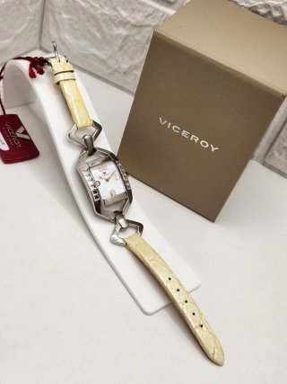 Reloj Viceroy Mujer Plata y Amarillo