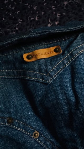 Chaleco vaquero Mango Talla S