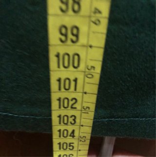 Pantalón de vestir verde nuevo; talla 38