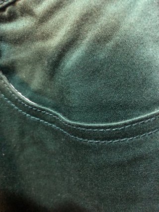 Pantalón de vestir verde nuevo; talla 38