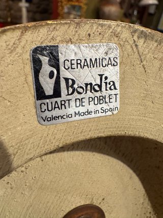 Lámpara Manises Antigua Años 70