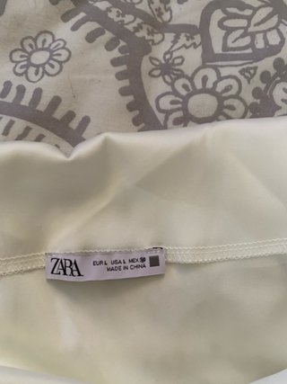 Top Zara Blanco Halter