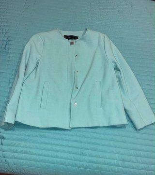 Chaqueta Zara Talla M Color Teal