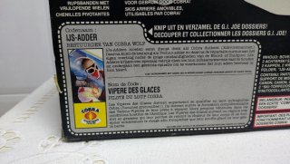 Nuevo y sellado, Gi Joe Cobra Wolf, Serie 2, 1988