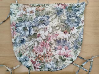 Lote 2 cojines artesanales estampado floral